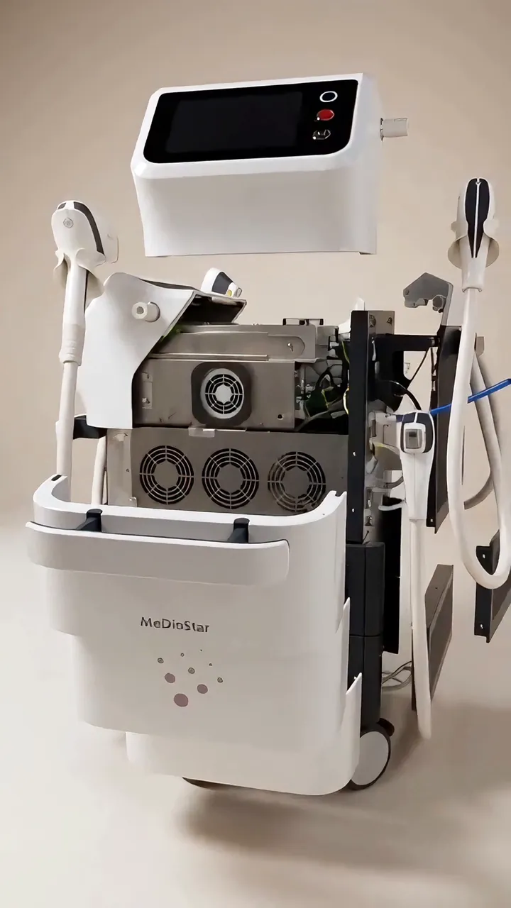 Laser MeDioStar Monolith składa się z powrotem